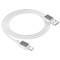 Cablu USB-A la USB-C Hoco X108 3 A, 1 m , Alb