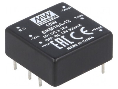 Convertor DC/DC 10W 9-18V la 12V 833mA foto