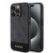 Husa originala Guess iPhone 15 Pro Hardcase 4G Stripe Collection, gri, GUHCP15LG4GLGR
