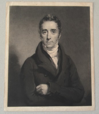 Colvin Smith &amp;quot;Portretul lui Francis Jeffrey, Esqre.&amp;quot; mezzotinta 1830 foto