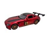 Macheta Mercedes AMG GT3 1:43 replica metal usi deschise rosu metalizat