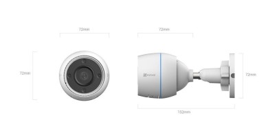 CAMERA WIFI 3MP 2.8MM IR 30M IP67 foto