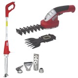 Raider RD-GSSL02 + RD-HG20 - Foarfeca de iarba si arbusti cu 1 acumulator Li-Ion 7.2 V 1.5 Ah 12 cm + Arzator electric de buruieni 2000 W 1.17 m