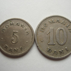ROMANIA - SET 5 banI 1900 + 10 bani 1900 , CAROL I , L14.2