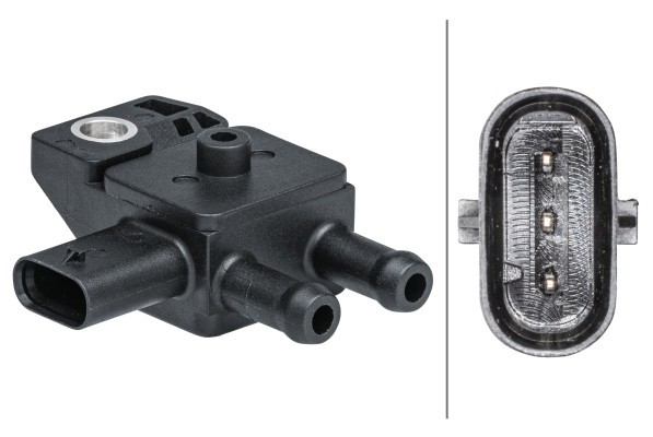 HELLA 6PP 009 403-421 Senzor, presiune gaze evacuare