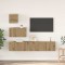 vidaXL Set comodă TV Pe perete 4 pcs stejar artizanal 80 x 30 x 30 cm 3393437