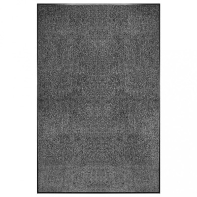 Covoraș de ușă lavabil, antracit, 120 x 180 cm foto