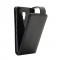 Husa flip neagra pentru LG Optimus L7 II Dual P715