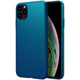 Husa Plastic Nillkin Super Frosted pentru Apple iPhone 11 Pro Max, Peacock, Albastra