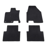 Set covorase auto mocheta Velor NISSAN QASHQAI (J10), 03.2007-05.2014, negru, 7 locuri,
