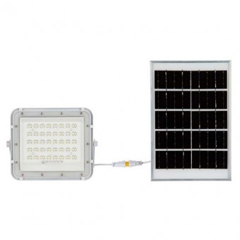 REFLECTOR CU INCARCARE SOLARA 10W 800LM 6400K - ALB foto
