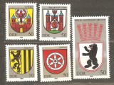 DDR 1983 - Steme municipale, heraldica, serie neuzata
