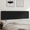 vidaXL Pernă tăblie de pat, negru, 180 cm, catifea