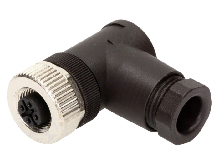 Conector M12 mamă 4 pini IP67
