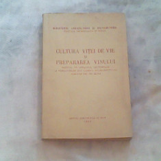 Cultura vitei de vie si preparea vinului-manual-Prof.Martin Teodor...