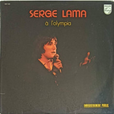 Disc vinil, LP. Serge Lama A L&#039;Olympia-SERGE LAMA