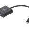 Adaptor USB 3.1 la D-Sub 15pin HD, USB C, 0,15m, Negru