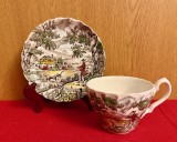 CEASCA SI FARFURIE DIN PORTELAN ENGLEZESC- CU MARCAJ MYOTT- THE HUNTER