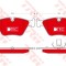 Set placute frana,frana disc BMW X3 (E83) (2004 - 2011) TRW GDB1531DTE