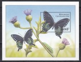 Rep. Centrafricana 2000 - Fluturi, Colita, MNH, Nestampilat