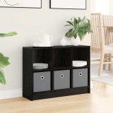 vidaXL Bufet cu sertar Stejar Negru 73,5 x 22,5 x 53,5 cm 8000501