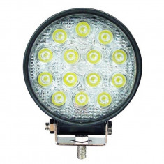 Proiector Led Auto Offroad 42W 12V-24V 3080 Lumeni Rotund Flood Beam 60 Grade 523815