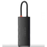 DOCKING Station Baseus Lite, conectare PC USB Type-C, USB 3.0 x 3, USB Type C x 1 PD 20V/5A, HDMI x 1/4K/30Hz, negru &amp;quot;WKQX040001&amp;quot;