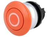 Comutator apăsare 22mm roșu 2 poziții stabilizate