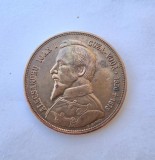 Medalie istorica Alexandru Ioan Cuza - 1906, 40 de ani de la abdicare