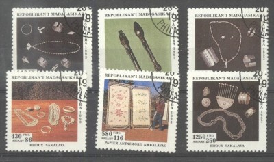 Madagascar 1994 Folk art, used M.087 foto