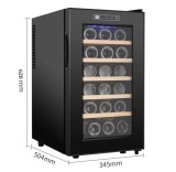 Răcitor/frigider de vinuri, 49 sticle, ușă reversibilă, Clasa A++,