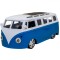 Jucărie Vehicul, Model Autobuz, scară 1:36, Sunet și Lumini, Albastru-Alb