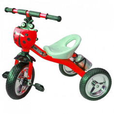 Tricicletă cu pedale, Buburuză, Roșu