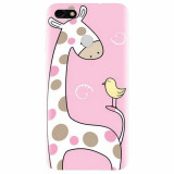 Husa silicon pentru Huawei P9 Lite mini, Cute Giraffe