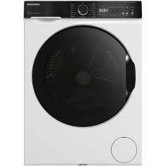 Masina de spalat rufe DWD-XV8021 Daewoo, 8 kg, motor inverter, 1400 rpm, clasa A, 55 l capacitate, functie Wi-fi, design: Panou T2 negru + usa XXL nea
