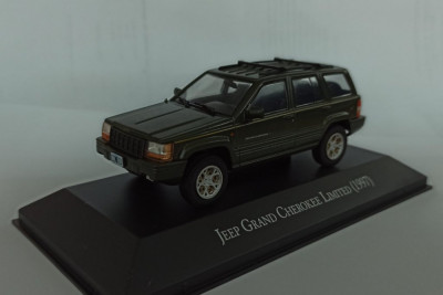 Macheta Jeep Grand Cherokee Limited MK1 1997 - Altaya 1/43 foto