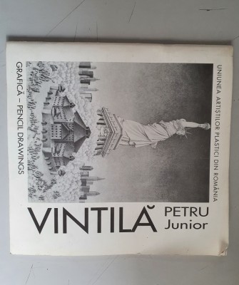 Album grafica Vintila Petru junior - dedicatie foto