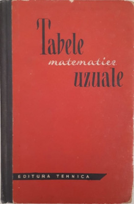 TABELE MATEMATICE UZUALE foto