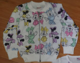 Trening 3 piese fata bumbac subtire Disney Minnie Mouse 4/5 ani nou, 4-5 ani, Alb