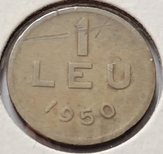 Romania, 1 Leu 1950