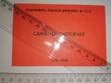 Cumpara ieftin ECUSON / CARNET DE PARTICIPARE INVATAMANTUL POL IDEOLOGIC AL UTC 1976 -1979