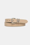 Marella curea de piele culoarea bej, 2523506037200