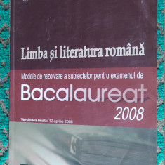 LIMBA SI LITERATURA ROMANA BACALAUREAT MODELE REZOLVARE SUBIECTE COLUMBAN RADU