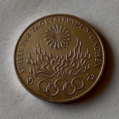 Germania - 10 Mark 1972 G - Olimpiada