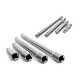 Set prelungitor, extensii pentru clichet , 1/2&quot;, 4 elemente, Kraft