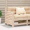vidaXL Canapea cu cotieră de grădină, 69x62x70,5 cm, lemn masiv pin 844883