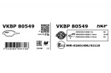 SKF VKBP 80549 set placute frana,frana disc