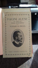 PAGINI ALESE DIN OPERA LUI TRAIAN DEMETRESCU - VERSURI SI PROZA foto