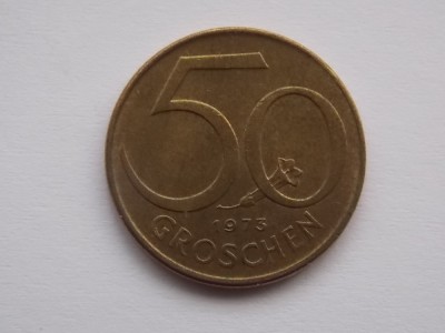 50 GROSCHEN 1973 AUSTRIA foto