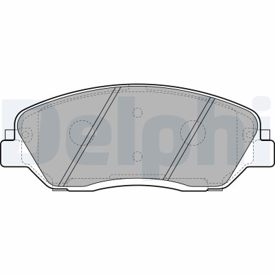 DELPHI LP2048 set placute frana,frana disc foto